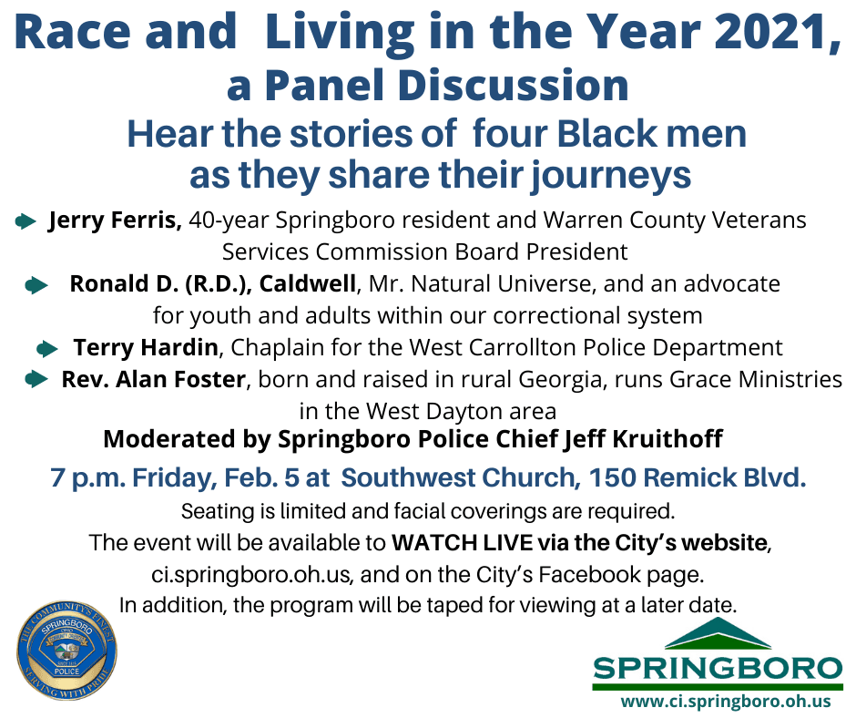 Race and Living in the Year 2021, a Panel Discussion