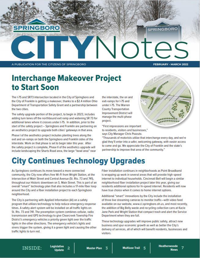 City Notes Feb March cover