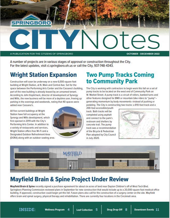 Oct Dec City Notes cover