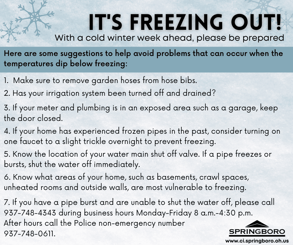 Freezing PSA (Facebook)