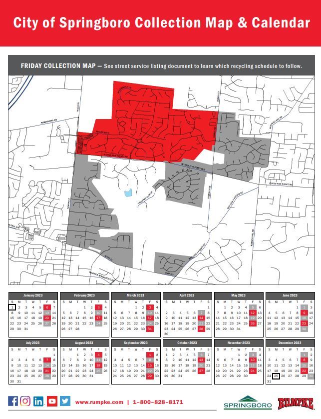 Rumpke Friday Collection Schedule 2023