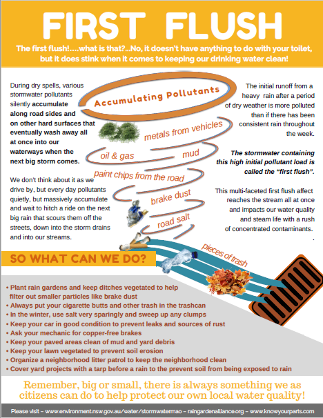 First Flush Clean Water Article