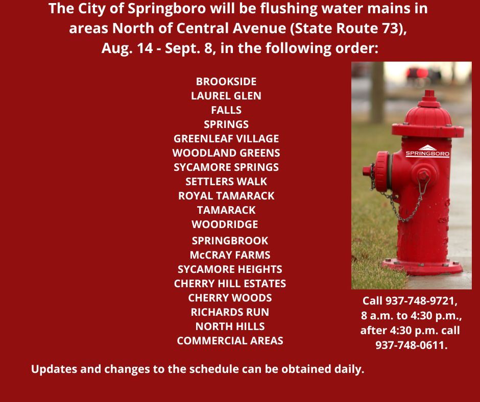 Fire hydrant flushing