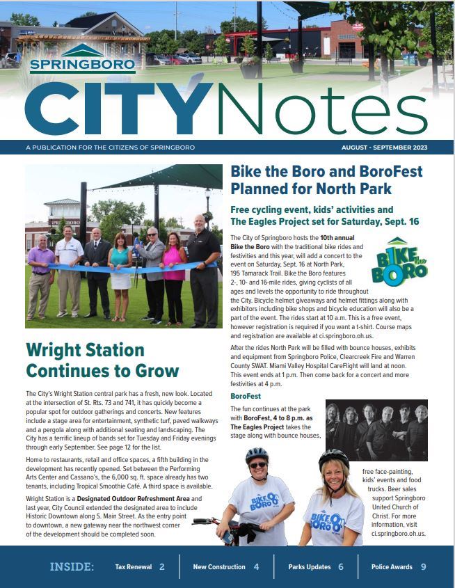 Aug Sept 23 City Notes cover