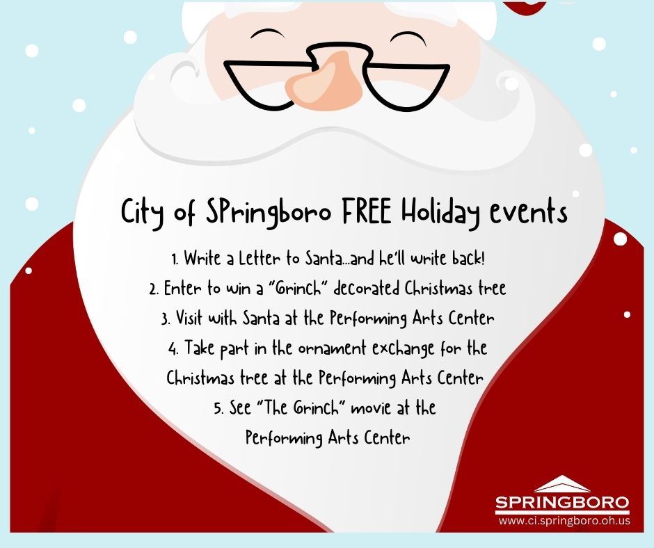 Christmas events list FB