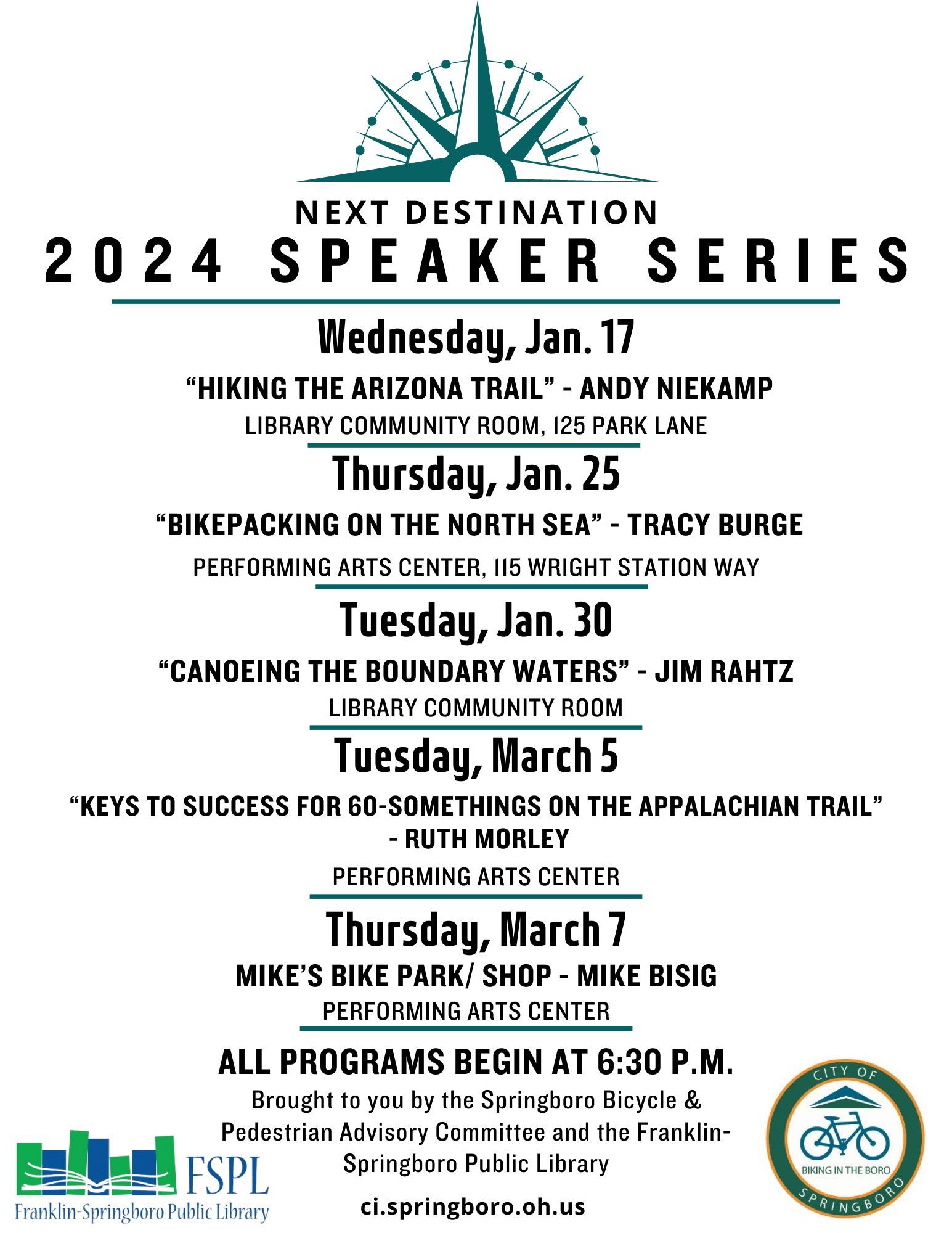 Bike Speaker Series Flyer NEW