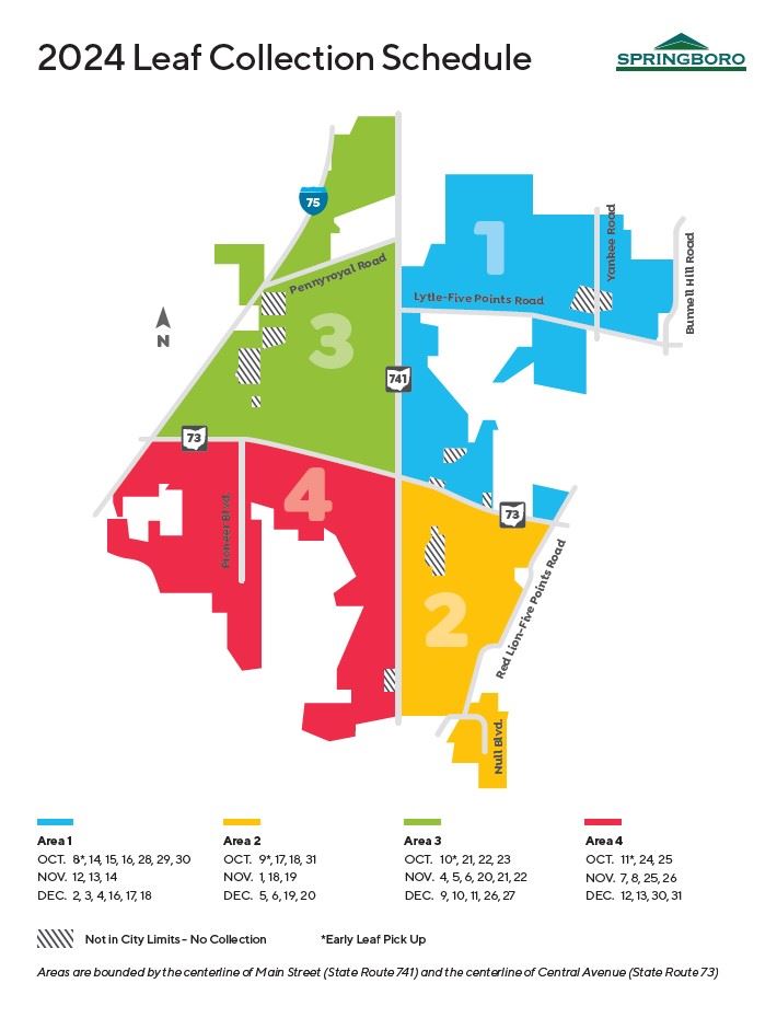Leaf Collection map 2024