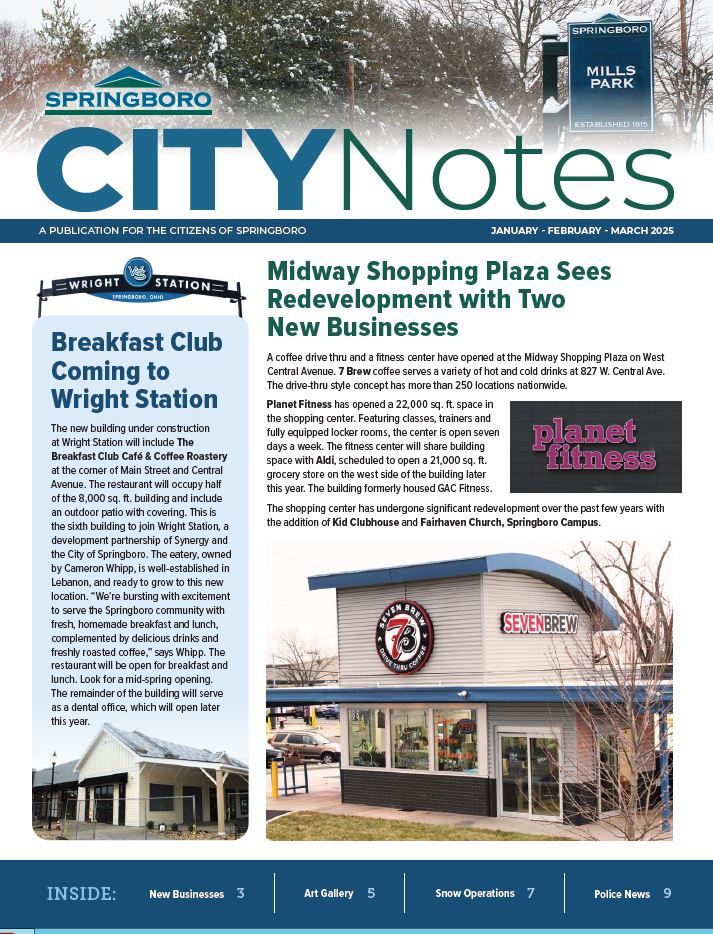 Jan-March City Notes 2025 cover