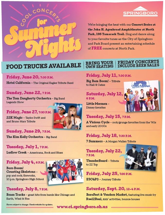 concert series North Park 2025