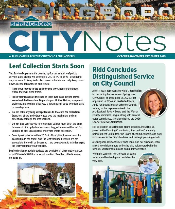 Oct -Dec 2025 CityNotes cover