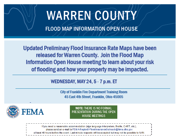 FEMA Flyer for Open House - May 24 2023