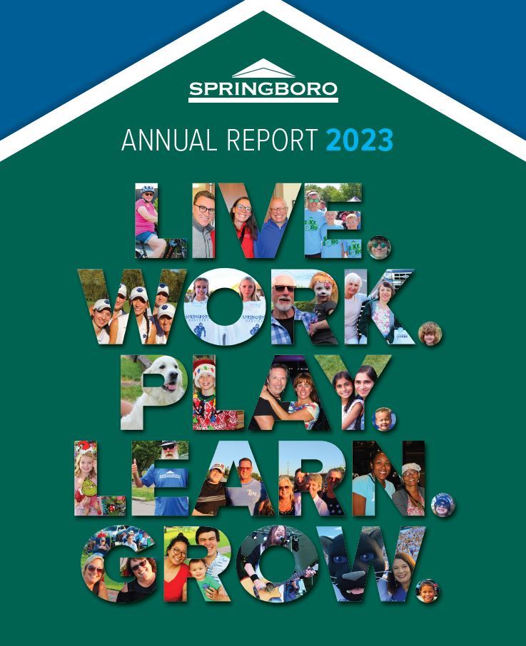 Annual report cover 2023
